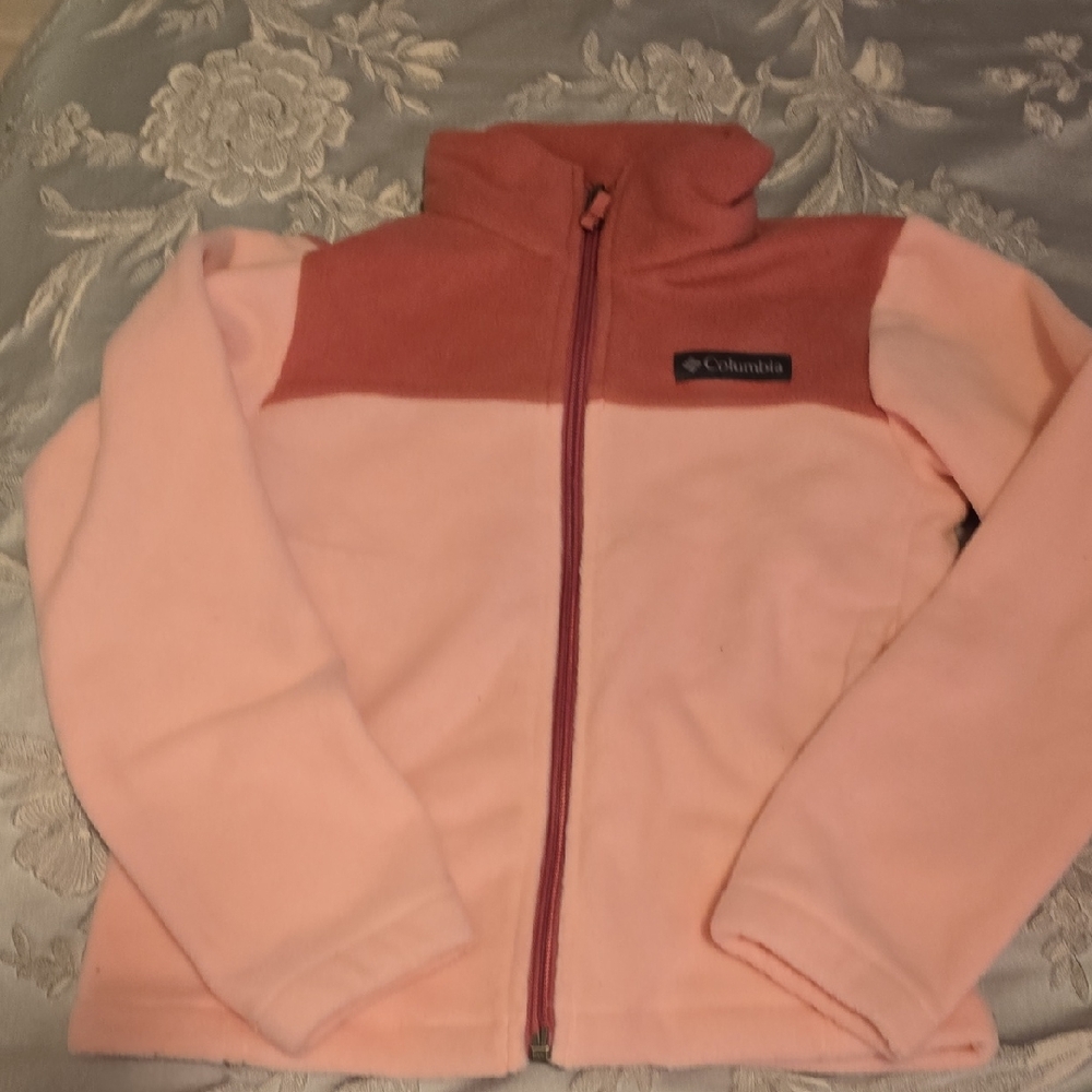 Columbia Two-Tone Pink Fleece Jacket